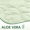 Vankúš s prírodnými výťažkami z Aloe vera s harmonizujúcimi účinkami pre kľudný spánok.
