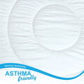 Vankúš vhodný pre astmatikov a alergikov s povrchovou tkaninou z česanej priadze.
