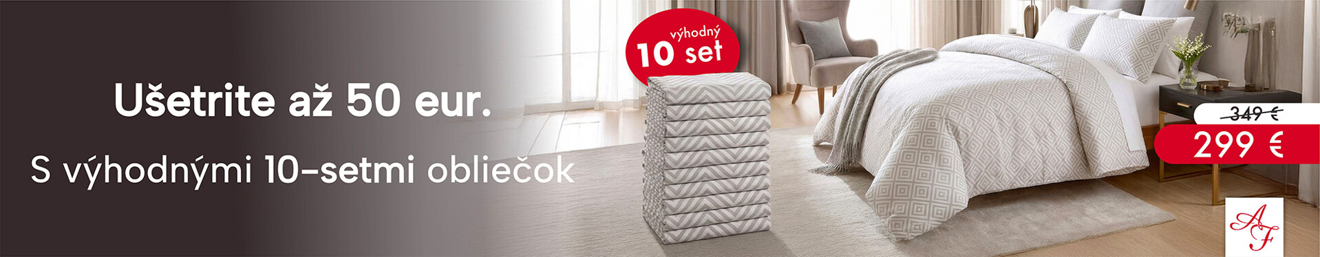 Výhodný 10-set obliečok pre hotely, penzióny a Airbnb. | adelafilipp.sk
