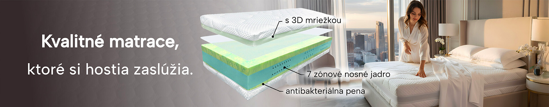 Hotelové matrace | Adelafilipp.sk