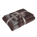  Darčekový 3 SET Dark Choco | Uteráčik 50x30, uterák 50x100, osuška 70x140