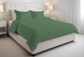 Hotelové obliečky ATLAS DAMAŠEK v olivovo zelenej farbe vyrobené zo 100% bavlny s vytkaným 1 cm pásikom zo 100% bavlny s gramážou až 145 g/m². Praktické balenie po 5 kusov s dlhou životnosťou.