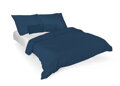 Damaškové obliečky VIENNA Dark Blue | 100% bavlna | 2x 70x90 + 2x 140x200