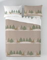 Mäkkučké bavlnené obliečky s nádhernou potlačou zimnej krajiny. Obliečky zo 100% bavlny príjemne potešia pánov aj dámy.