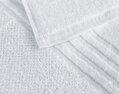 Kúpeľňová podložka Sofi v bielej farbe zo 100% bavlny s výbornou savou funkciou a hebkosťou.