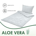 Vankúš s prírodnými výťažkami z Aloe vera pre hlboký a ničím nerušený spánok.