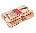 3 SET Waves Peach Nectar | Uteráčik 50x30, uterák 50x70, osuška 70x140