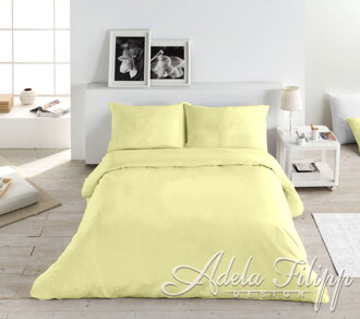 Posteľné obliečky UNI YELLOW