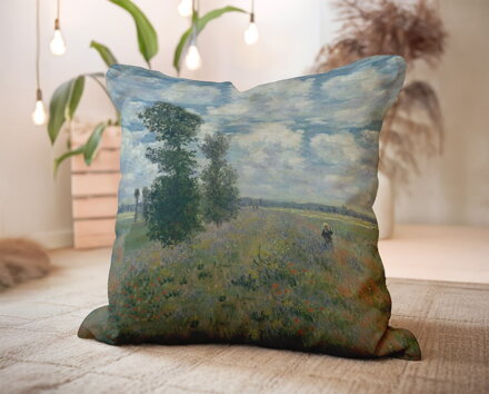 Vankúš CLAUDE MONET - Makové polia