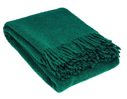 Hotelová deka BOUCLÉ Xmas Green