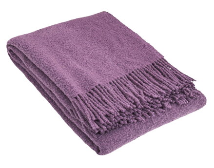 Hotelová deka BOUCLÉ Lavender