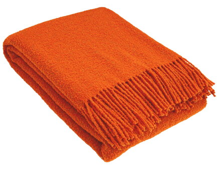 Hotelová deka BOUCLÉ Orange