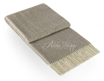 Kašmírová deka ANDORA Silver Grey UNI