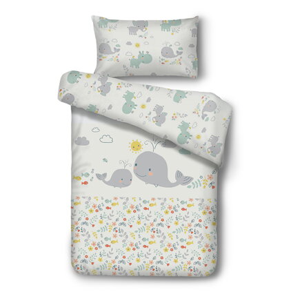 Baby bedding LITTLE WHALE