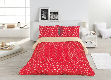 Slovenské obliečky DEERS Red