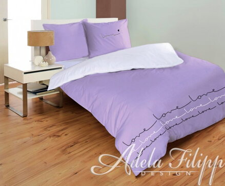 Bed linen IN LOVE - VIOLET