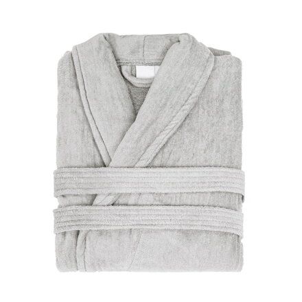 Župan Velur Light Grey | 100% Bavlna