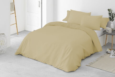 Obliečky MAKOSATÉN UNI Nugátová