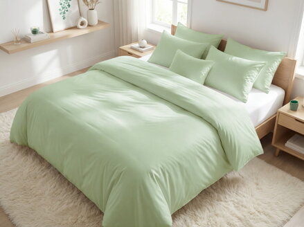 Obliečky MAKOSATÉN UNI Dusty Green