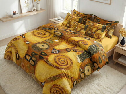 Makosaténové obliečky Gustav Klimt - Strom života