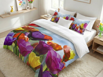 Makosaténové obliečky TULIPS