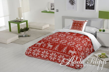 Vianočné obliečky NORDIC RED