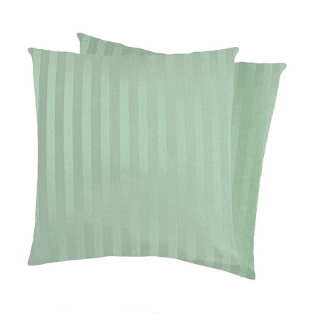 Obliečka na vankúš DAMAŠEK Dusty Green 10mm | 2ks