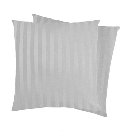 Obliečka na vankúš DAMAŠEK Light Grey 10mm | 2ks