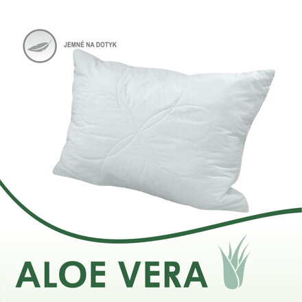 Vankúš Aloe Vera White | 50x70 cm