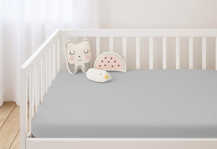 Detská plachta JERSEY Strieborná