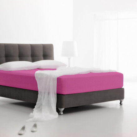 Saténové prestieradlo FUCHSIA