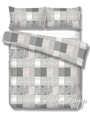 Saténové obliečky ETIENNE Soft Grey