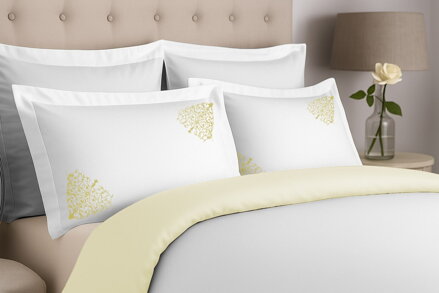Posteľné obliečky  LOVE STORY BEIGE