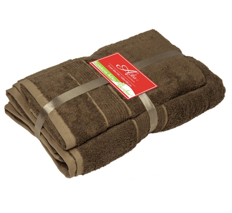 2 SET BAMBOO Ginger brown | Uterák 50x100, veľká osuška 100x150 2 SET BAMBOO Ginger brown | Uterák 50x100, veľká osuška 100x150