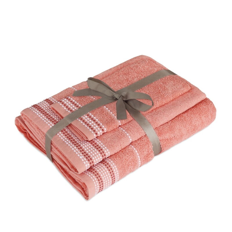 Darčekový 3 SET Grapefruit | Uteráčik 50x30, uterák 50x100, osuška 70x140 Darčekový 3 SET Grapefruit | Uteráčik 50x30, uterák 50x100, osuška 70x140