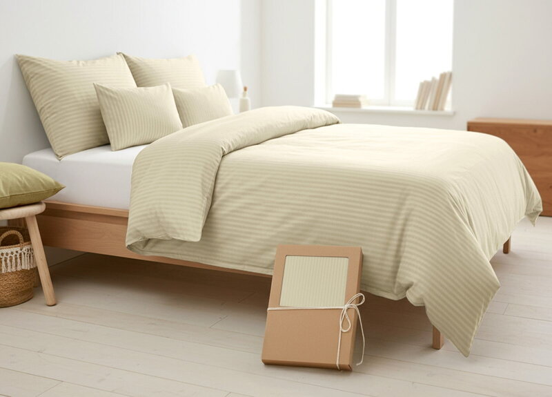 Damaškové obliečky VIENNA Champagne