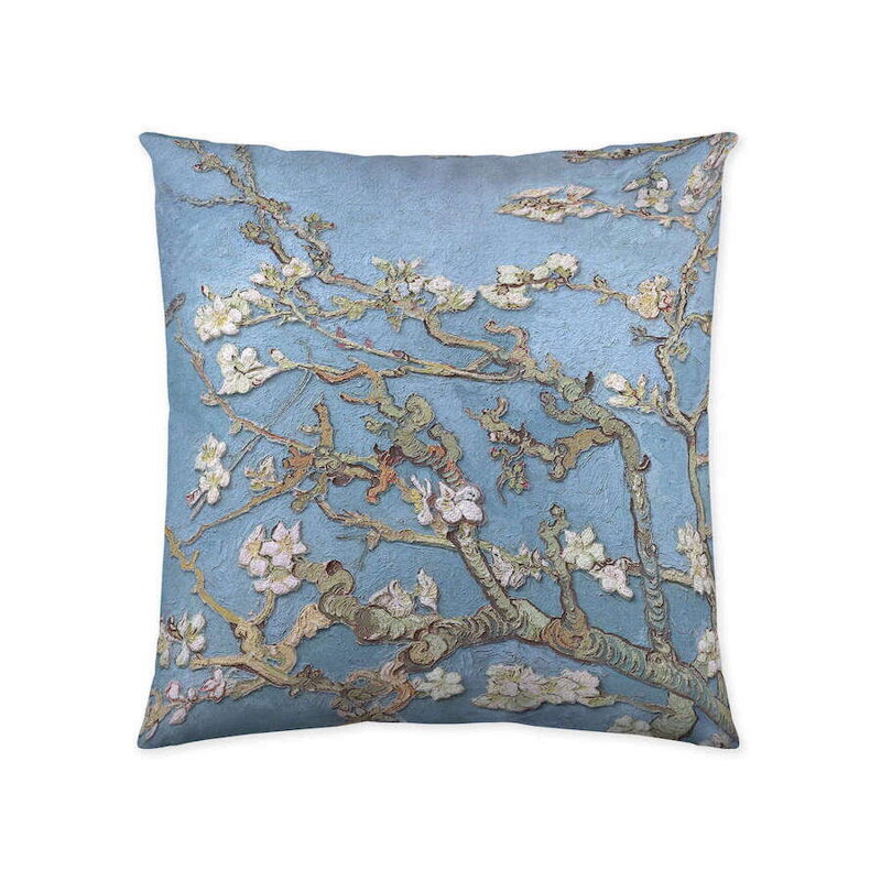 Vankúš Vincent van Gogh - BLOSSOM ALMOND Blue