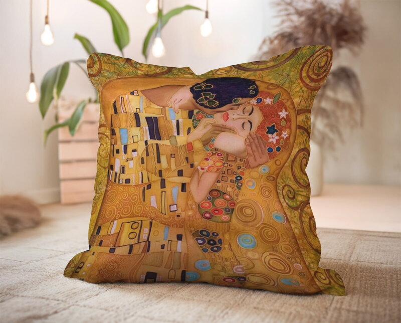 Vankúš Gustav Klimt - KISS