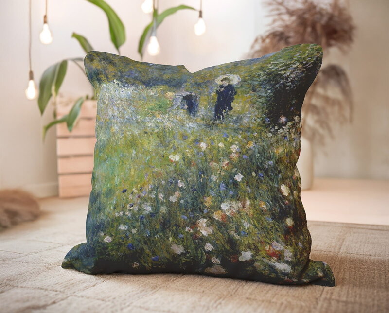 Vankúš AUGUSTE RENOIR - Žena v záhrade