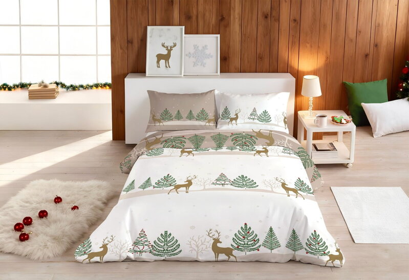 Slovenské obliečky UPSALA White brown