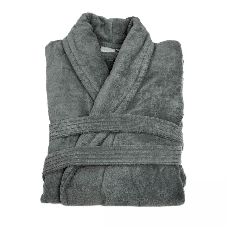 Župan Velur Grey | 100% Bavlna