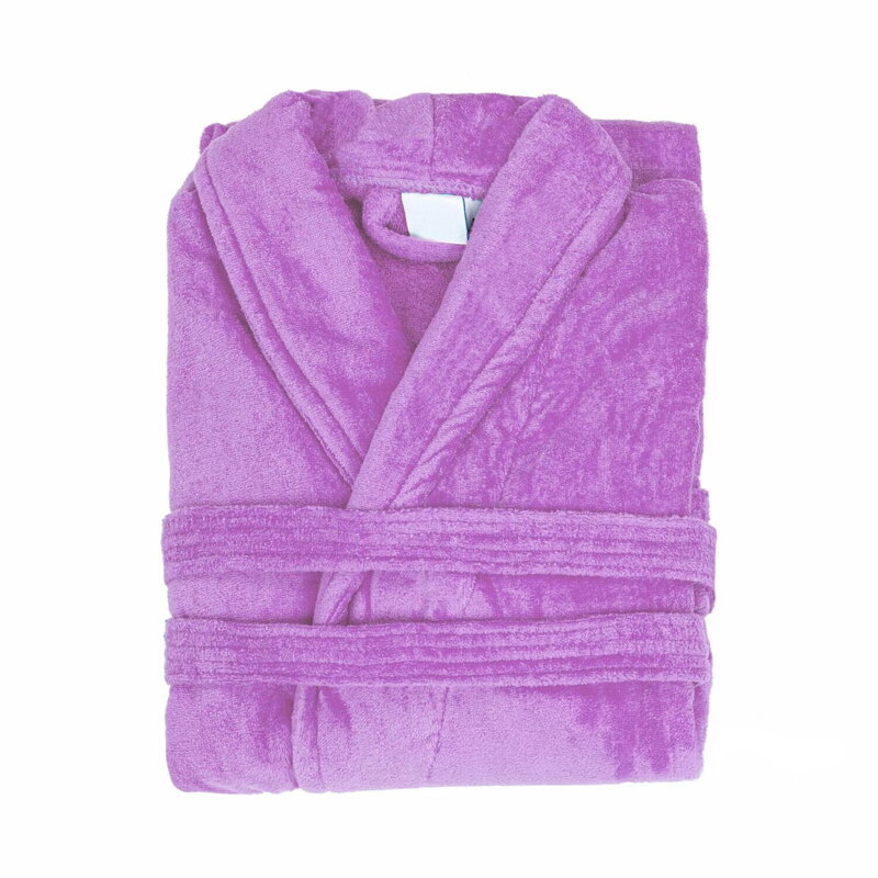 Župan Velur Violet | 100% Bavlna