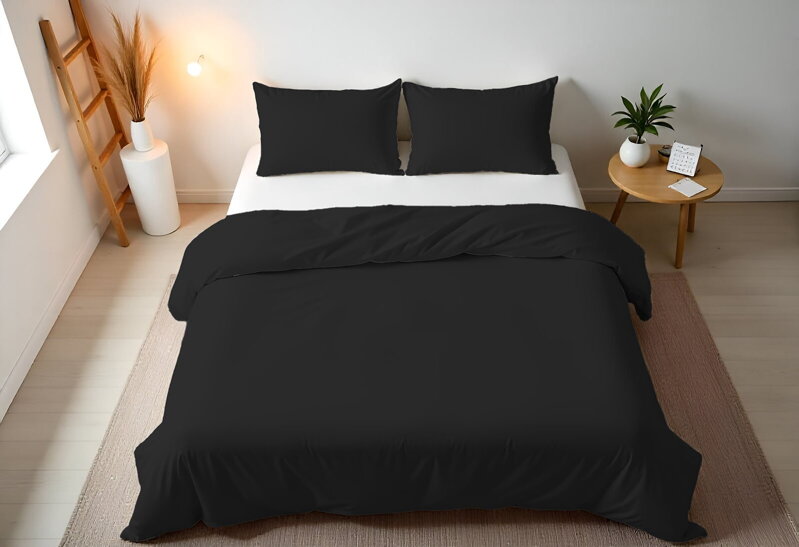 Jednofarebné obliečky BLACK