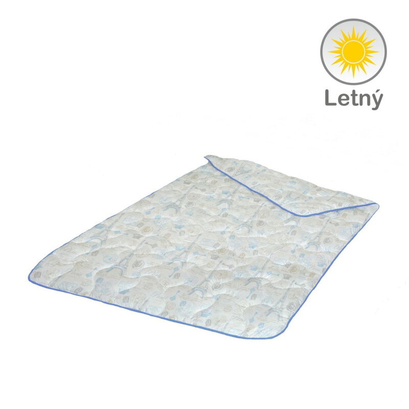 Letný paplón Paris Blue - Modrý 140x200 | 500g Letný paplón Paris Blue - Modrý 140x200 | 500g