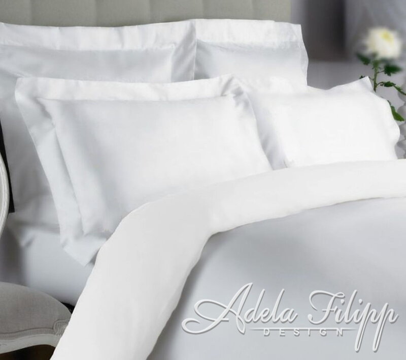 Posteľné obliečky z dreva UNI WHITE s volánom| 100% TENCEL Lyocell | biela Posteľné obliečky z dreva UNI WHITE s volánom| 100% TENCEL Lyocell | biela