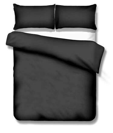Bed linen BLACK UNI 
