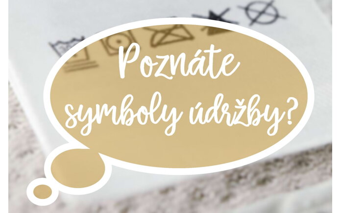 Viete čo znamenajú symboly na etikete?